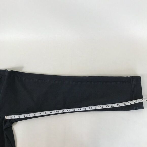 Everlane The Slim-Leg Crop Jeans Women's Size 4 Washed Black Stretch Denim - Picture 7 of 12